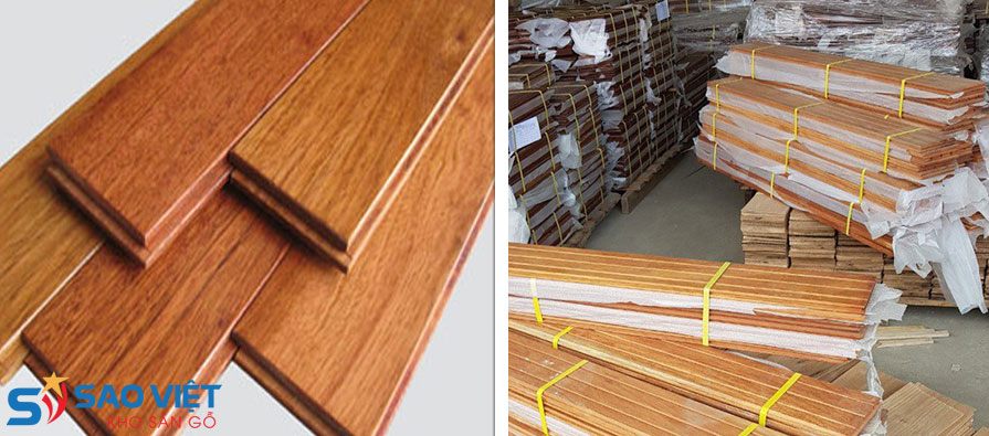 sàn gỗ tự nhiên sản xuất nguyên thanh