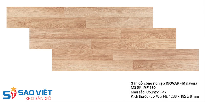 Sàn gỗ công nghiệp inovar MF380