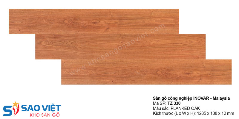 Sàn gỗ công nghiệp Inovar TZ330